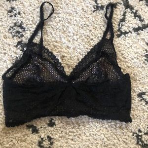 Black, Lacey Bralette